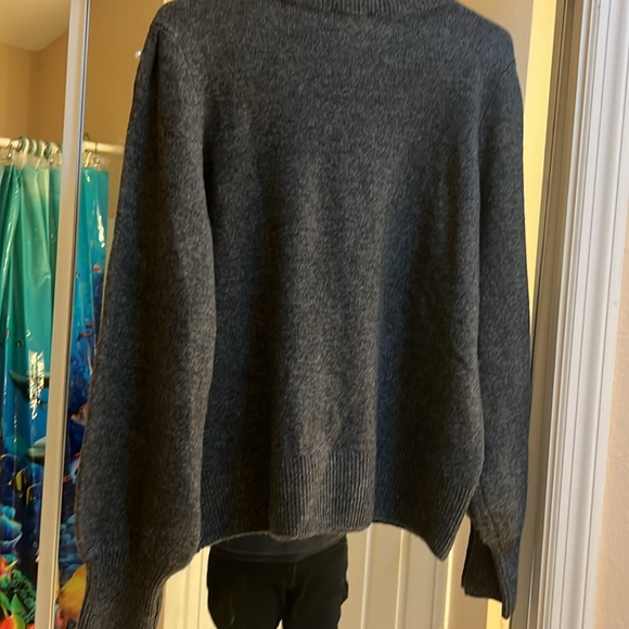 CECE SWEATER WITH PEARL YOKE AND SHOULDERS DRESSY, only worn once,runs big - Picture 2 of 7